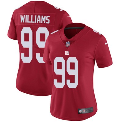 Nike New York Giants #99 Leonard Williams Red Women's Stitched NFL Limited Inverted Legend Jersey